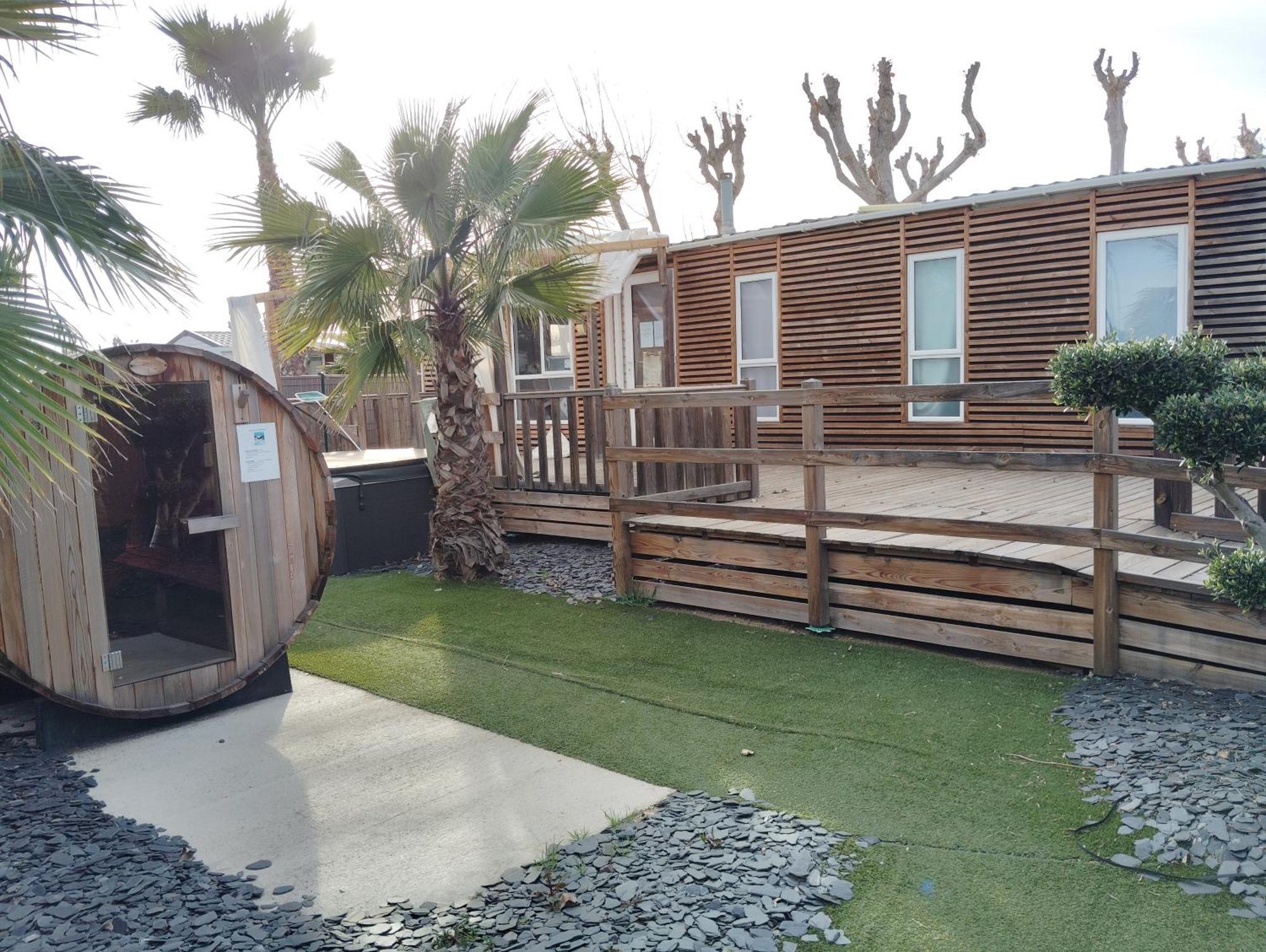 Mobil Home 6 Personnes Valras Plage Extérieur photo